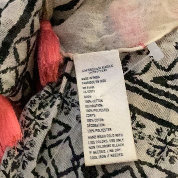 🖤Tribal Feel Fringe Fun Scarf Wardrobe Must Have 🖤 - Picture 9 of 9